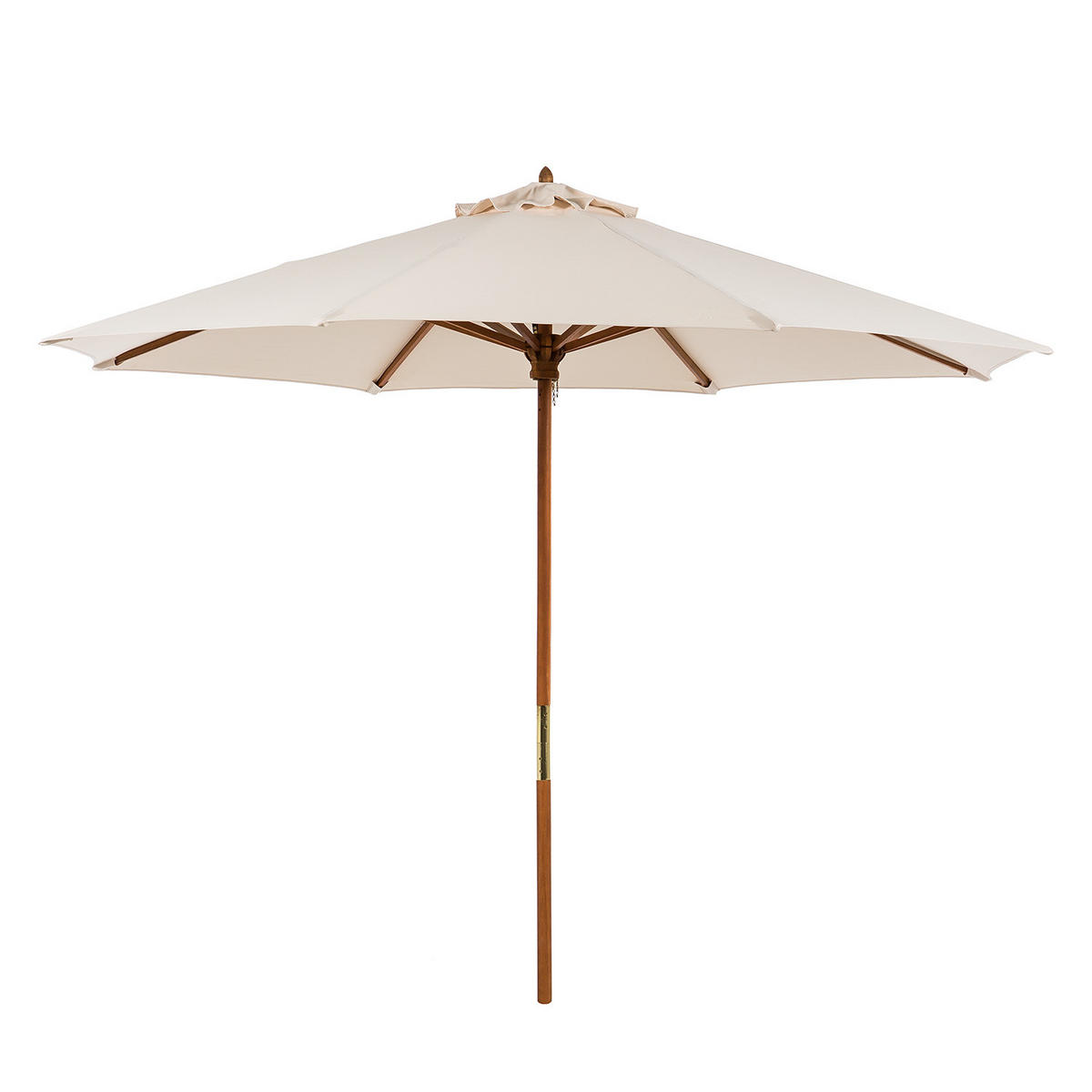 SONNENSCHIRM - Beige - Beige, Holz/Textil (270/270cm) - home24