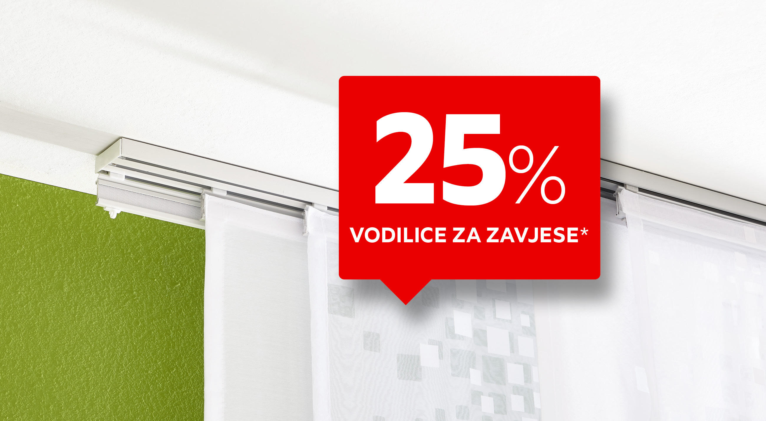 25% vodilice za zavjese*