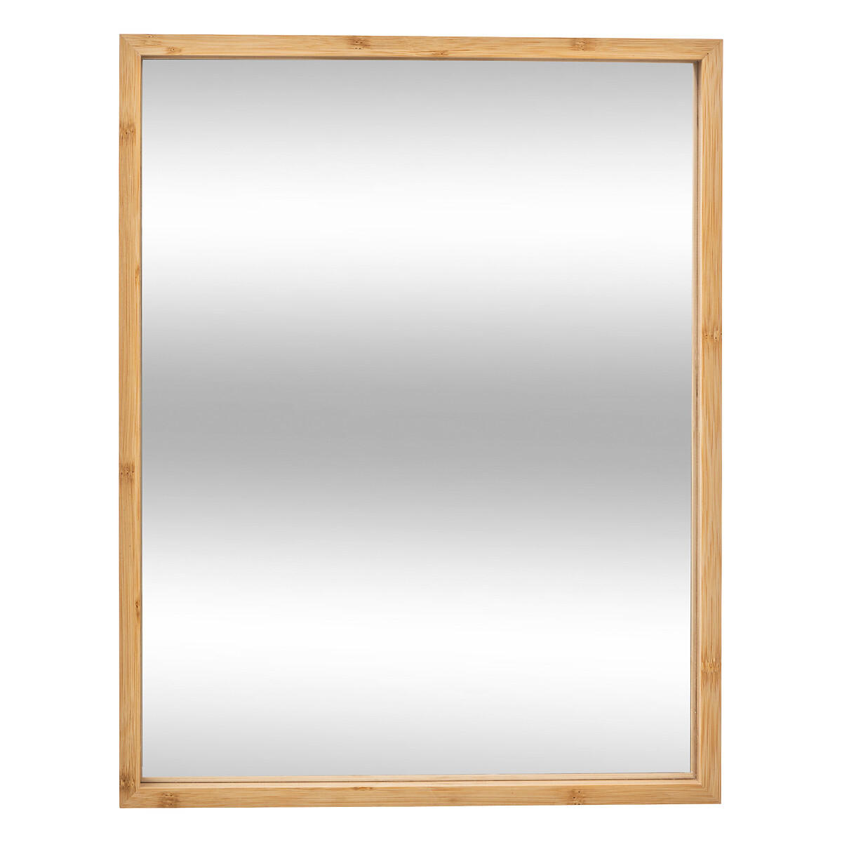 BADEZIMMERSPIEGEL Bambus 34/44 cm - Braun, Naturmaterialien (33.7/23.7/33.7cm) - 5five Simply Smart
