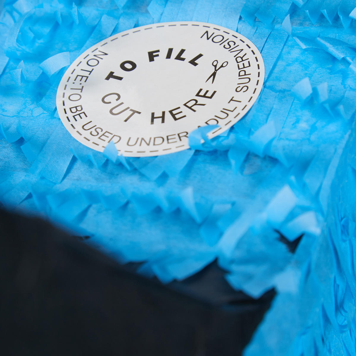 PINATA - Multicolor, Papier/Wellpappe (50.5/29/10cm) - Relaxdays