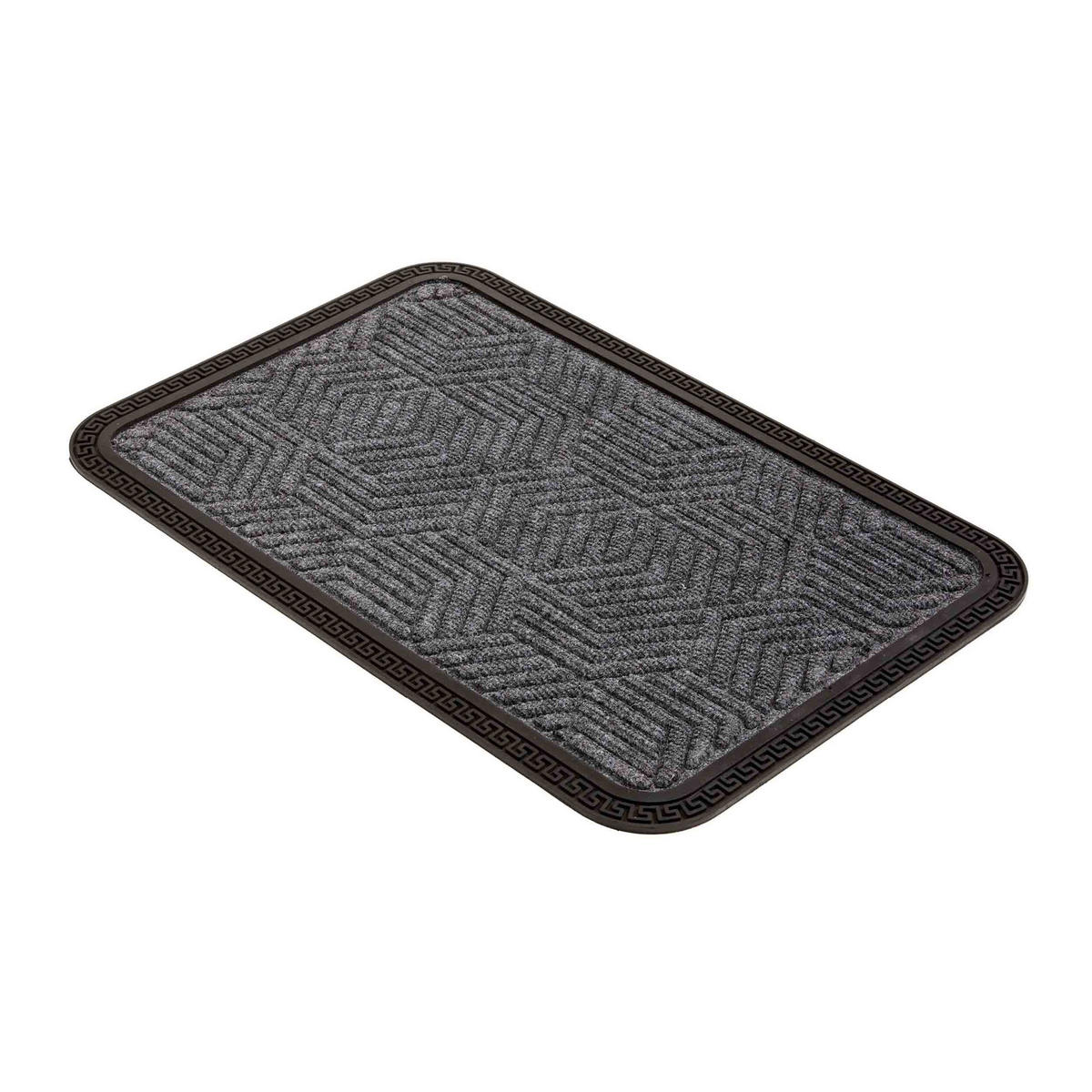 VONKAJŠIA rohož BORDER STAR 2ER SET - tmavosivá, textil (40/60cm) - Astra