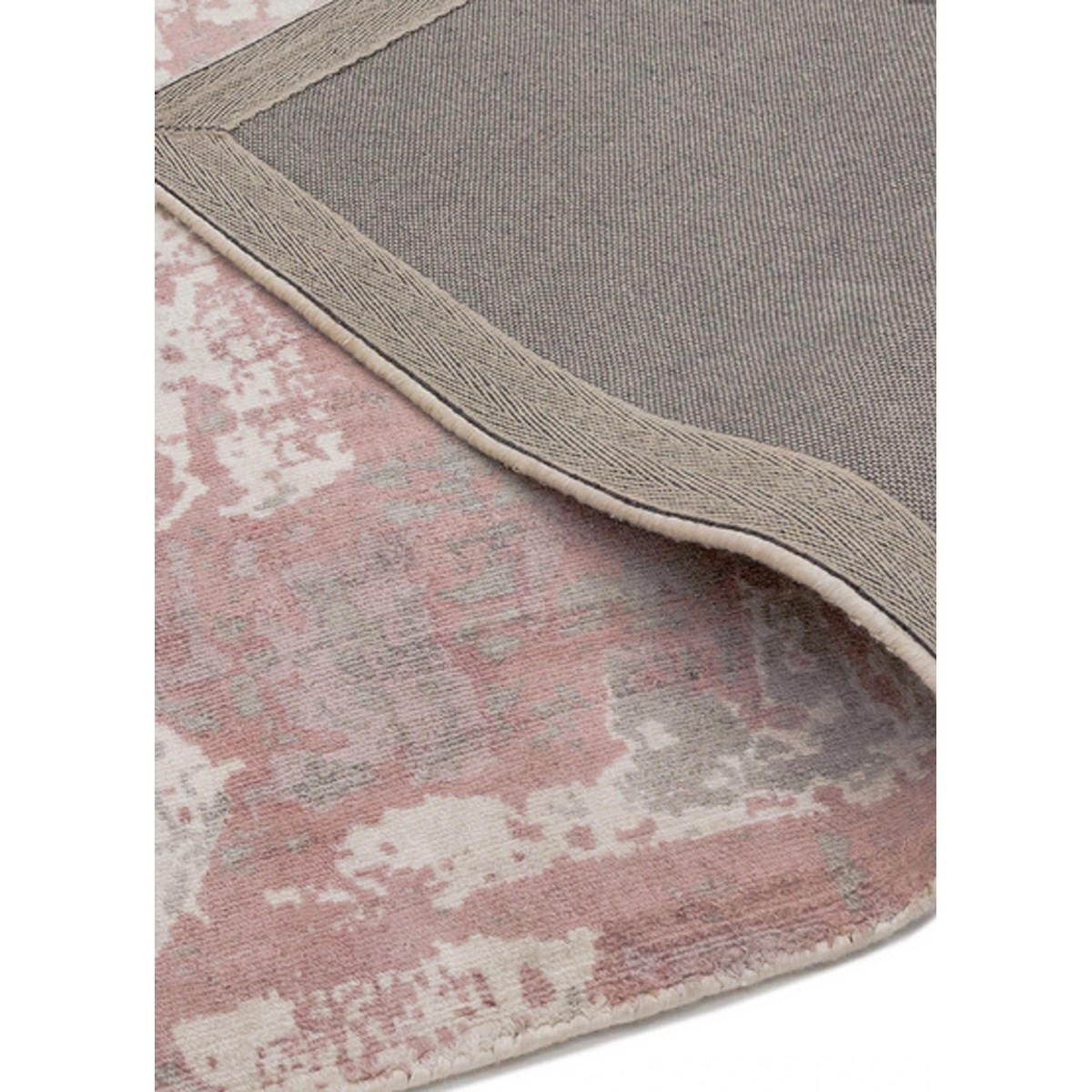 TEPPICH Moderner handgefertigter für Wohn- und Schlafzimmer von BYGAT Rosa 200 x 290 cm - Pink, Textil (200/290cm) - Novatrend