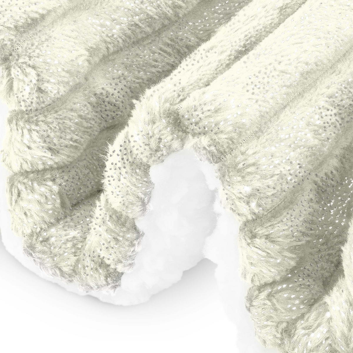 DECKE Elisa 220/240 cm Natur - Beige, Textil (220/240cm) - Beautissu 