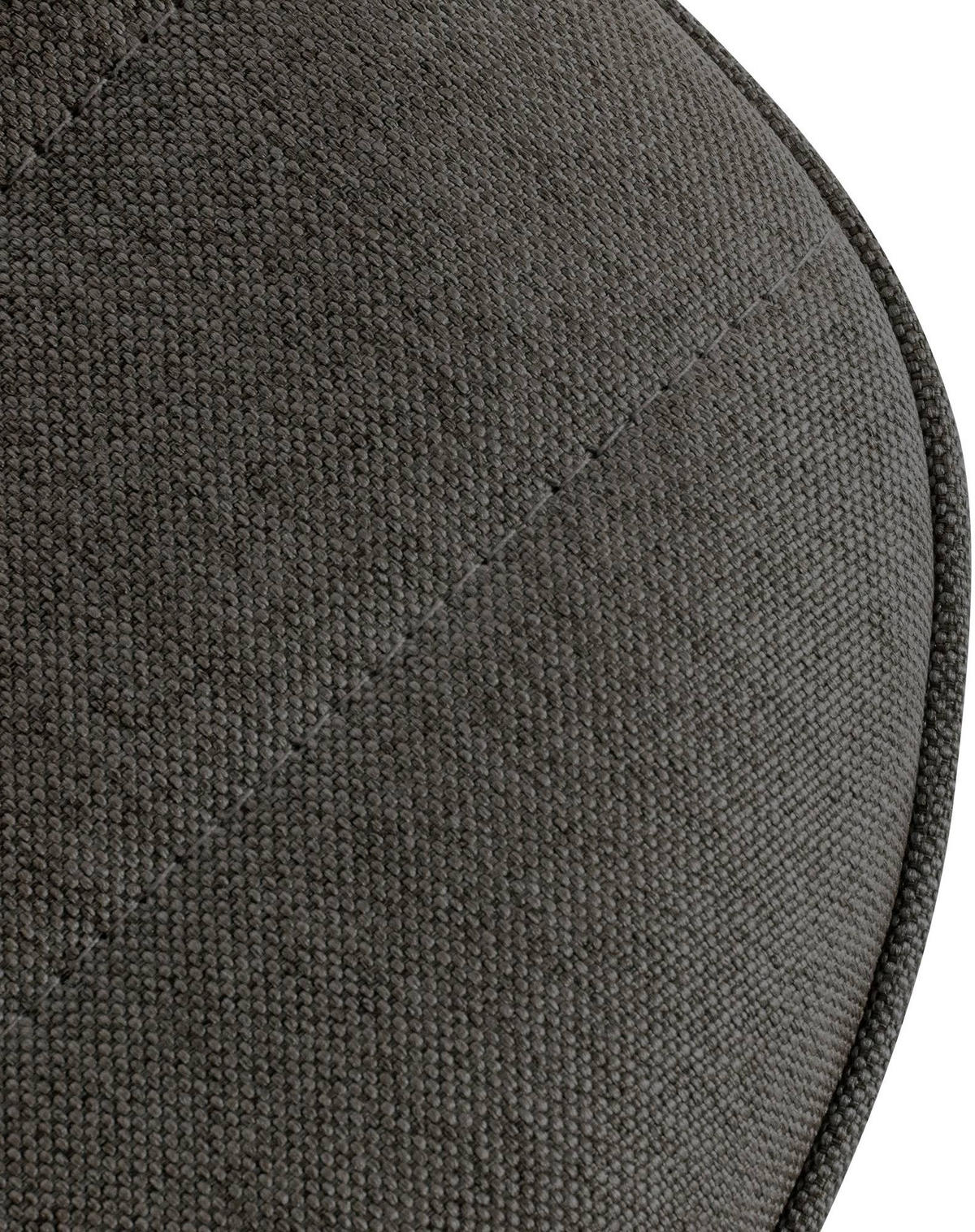 BARHOCKER Stoff taupe - Taupe/Chromfarben, Textil/Metall (45/89/46cm) - CLP