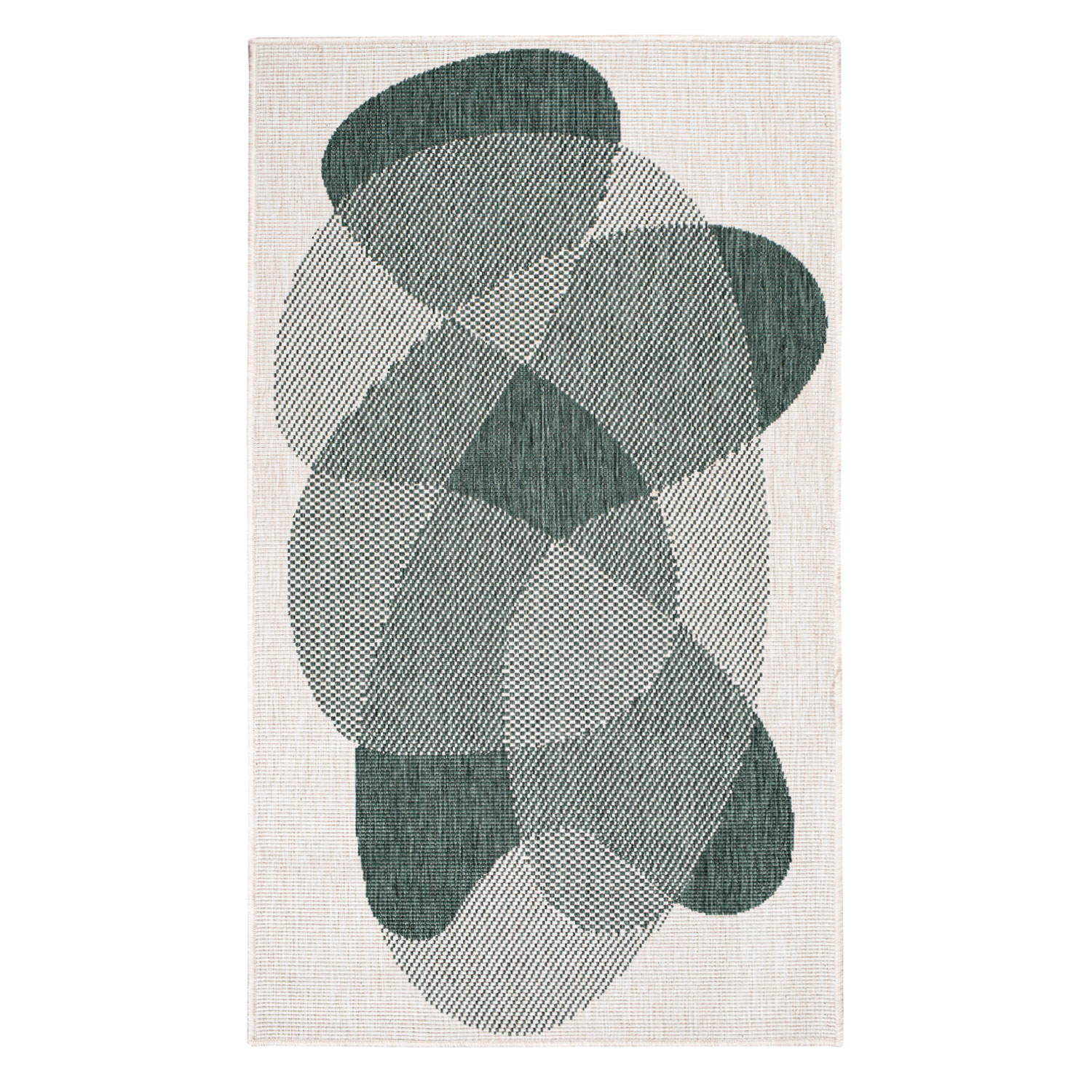 OUTDOOR-TEPPICH DuoRug 5835 Grün 80x150 cm - Grün, Textil (80/150cm) - carpet city
