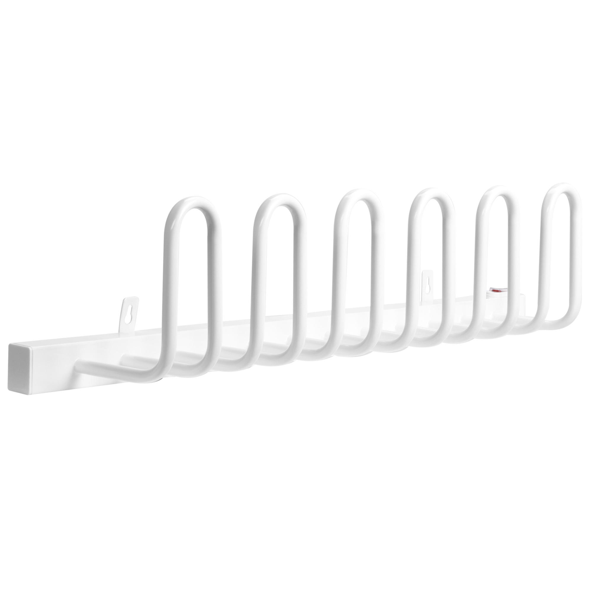 60 W Elektrischer Schuhtrockner für 3 Paar Schuhe Wandmontage Haushalt Weiß - Weiß, Metall (13/17/76cm) - HOMCOM