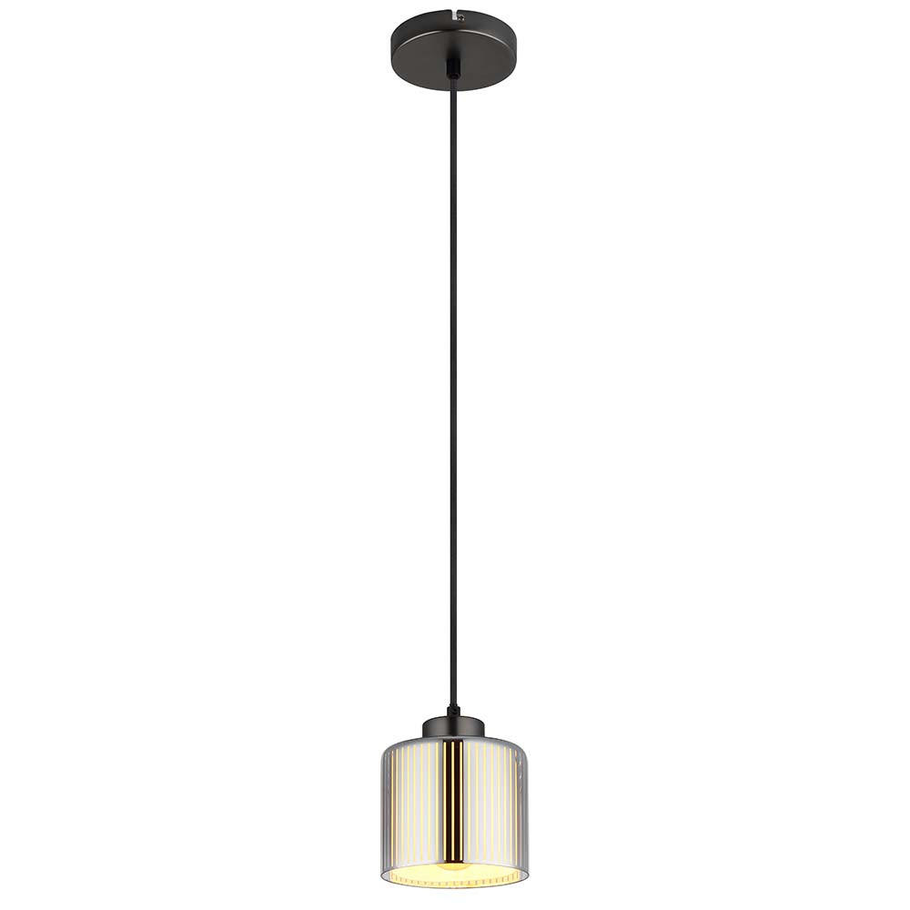 Globo Lighting Hängeleuchte Schwarz 14x120x14 cm