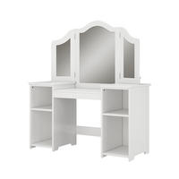 SCHMINKTISCH FÜR KINDER Estella Weiß 105 x 117.9 cm Mit Spiegel - Weiß, Holzwerkstoff (105/117.9/41cm) - Vicco