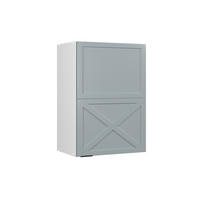 HÄNGESCHRANK Fame-Line Hellblau-grau 50 cm - Blaugrau/Weiß, Holzwerkstoff (50/72/34.1cm) - Vicco
