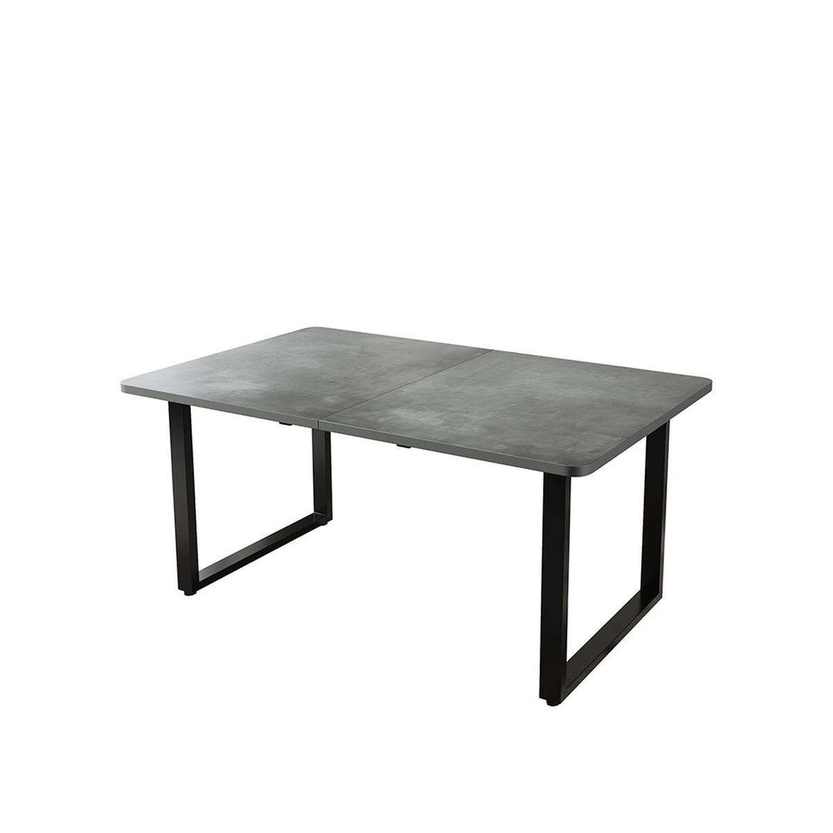 ESSTISCH mit 3 Längen,140/180/220*90cm,Grau - Grau, Holz (220/90/75cm) - KOMHTOM