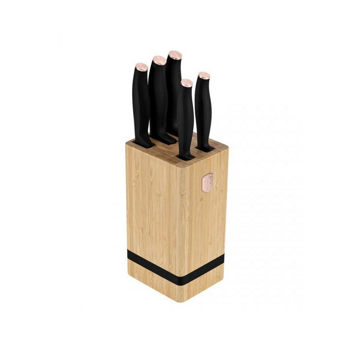 MESSERSET Silber 30/20/30 cm BH2970 - Silberfarben, Holz - Berlinger Haus