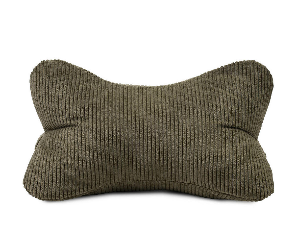 LESEKISSEN Capri dunkelgrün 40x25cm - Dunkelgrün, Textil (40/25cm) - Ambiente Trendlife by Gözze