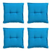 SITZKISSEN Panama 50/50 cm 4er-Set - Blau, Textil (50/5/50cm) - Madison