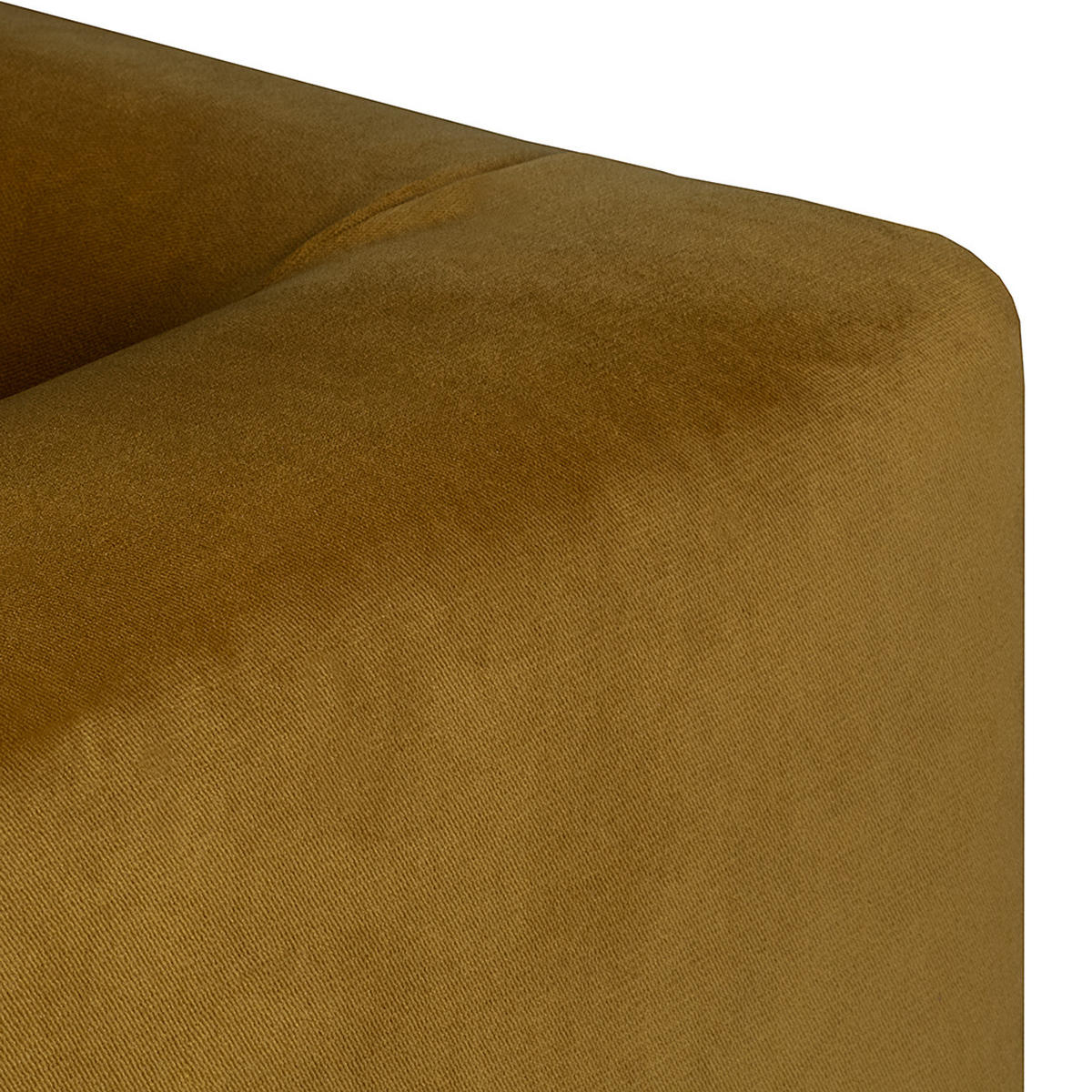 2-SITZER SOFA - Gelb, Holz/Textil (180/79/82cm) - home24