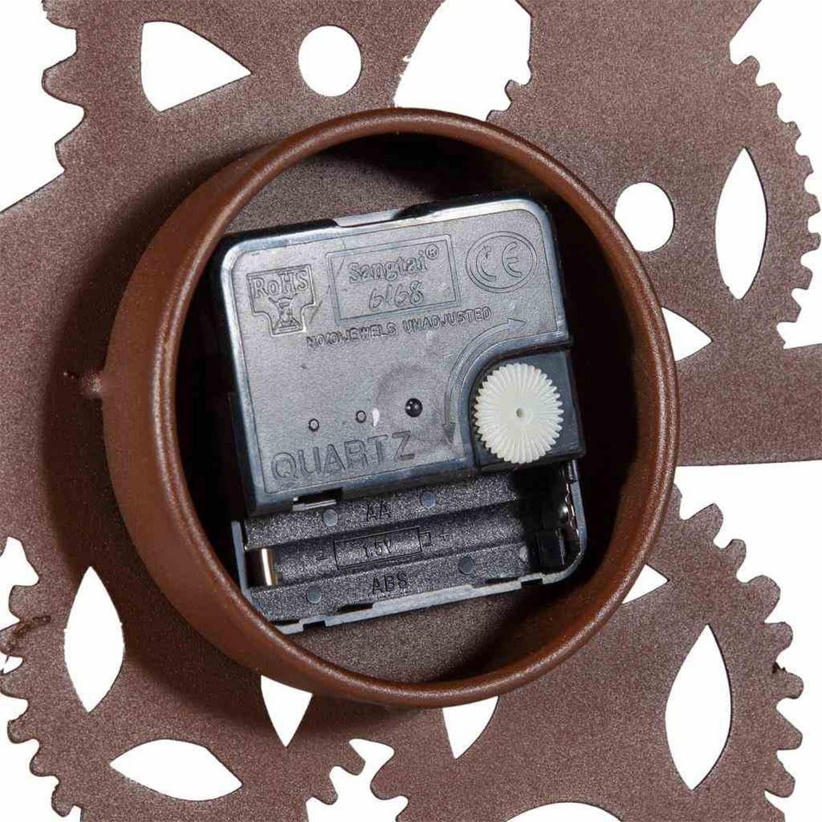 WANDUHR 39cm - Multicolor, Holzwerkstoff (39/2/39cm) - Wanderlust