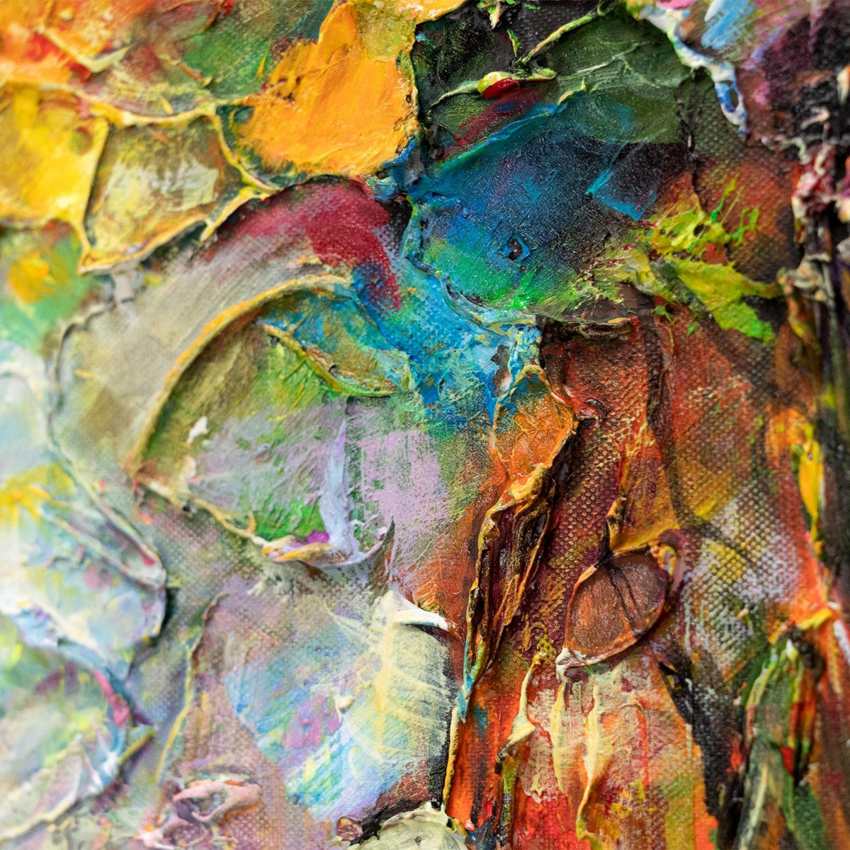 GEMÄLDE Erschaffung Schattenfugenrahmen Schwarz 100x50 cm - Schwarz, Holz (100/50cm) - YS-art gallery