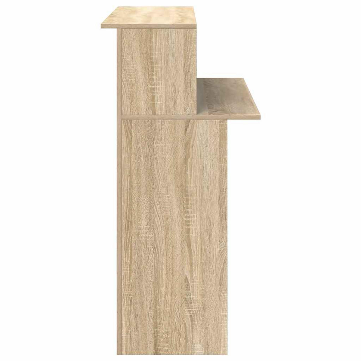 EMPFANGSTHEKE mit 2 Tischplatte 100/50/103,5 cm aus Holzwerkstoff Sonoma-Eiche Dekor - Sonoma Eiche, Holz (50/100/103.5cm) - vidaXL