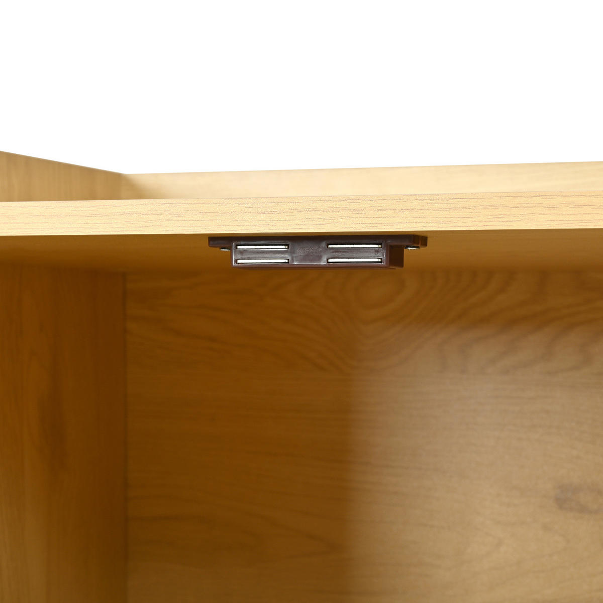 HIGHBOARD 60/121/40 cm aus Spanplatte mit Rattantüren - Naturfarben, Holzwerkstoff (40/121/60cm) - OKMYHOME