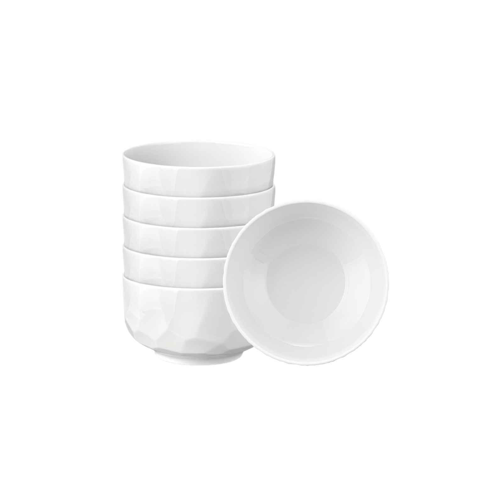 SCHÜSSEL Sento Relief Paper weiß ø 16 cm 6er Set - Weiß, Keramik (16.1cm) - Seltmann Weiden