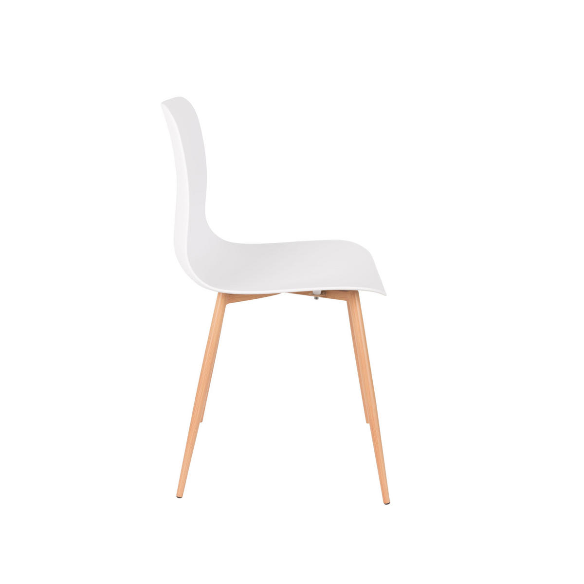 ESSZIMMERSTUHL Leon Weiß - 2 er Set - Weiß, Kunststoff (44.5/80/49cm) - Housecraft Living