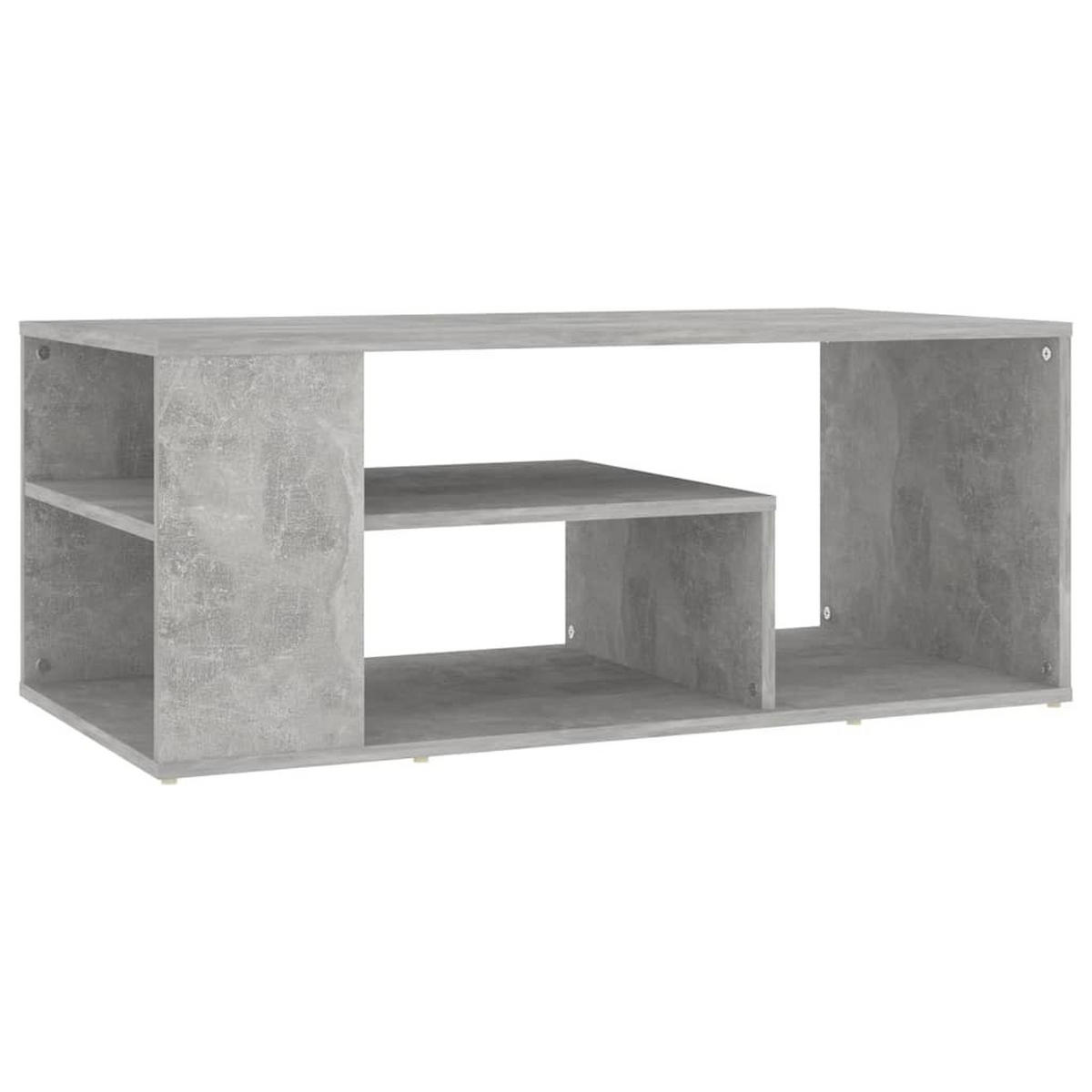 COUCHTISCH Betongrau 100x50x40 cm Holzwerkstoff - Grau, Holzwerkstoff (50/100/40cm) - furnicato
