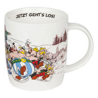 KAFFEEBECHER Asterix Jetzt Geht’s Los - Naturfarben, Keramik (0.38L) - Könitz