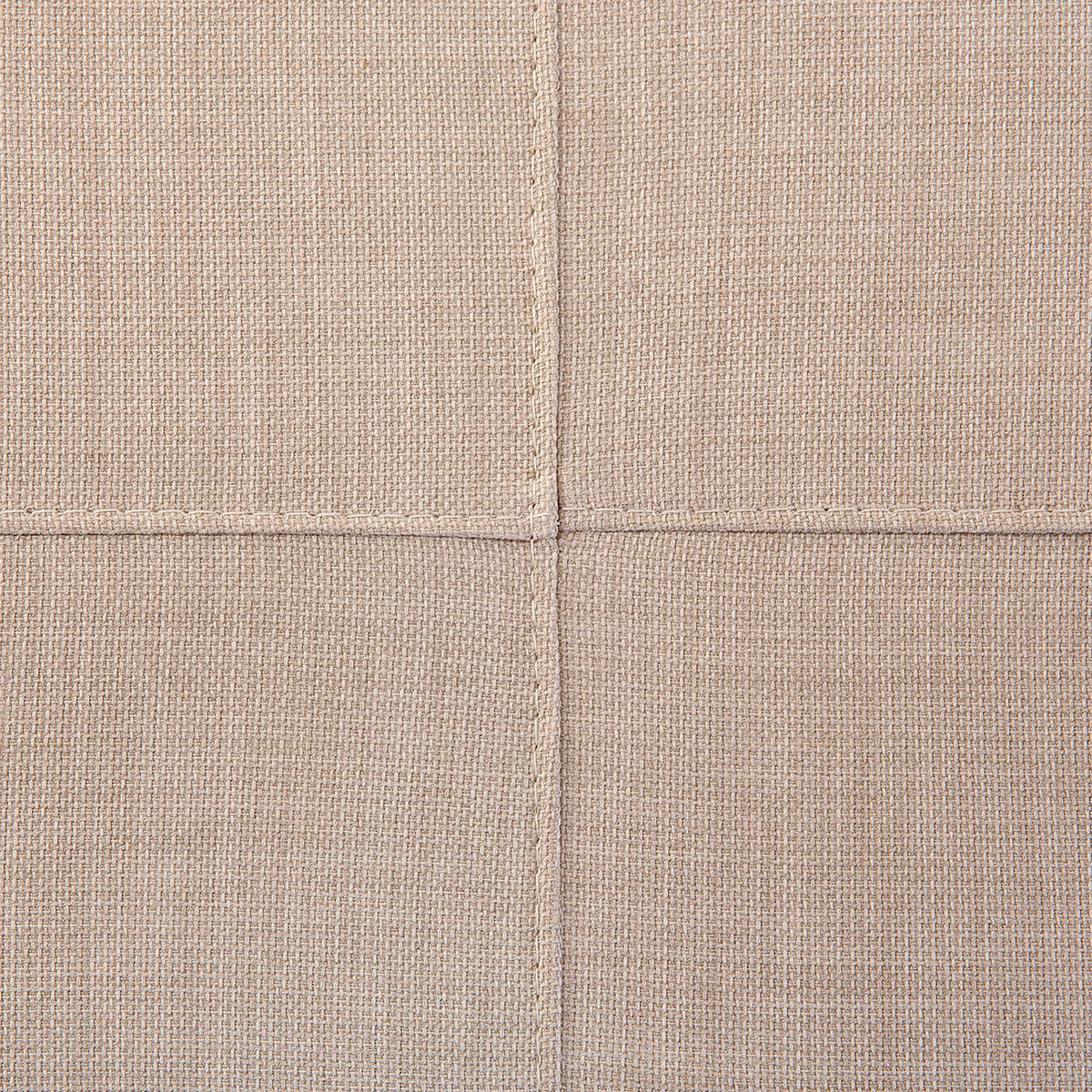 OTTOMANE Oslo 71/95/46 cm - Beige, Kunststoff/Textil (95/46/71cm) - Beliani