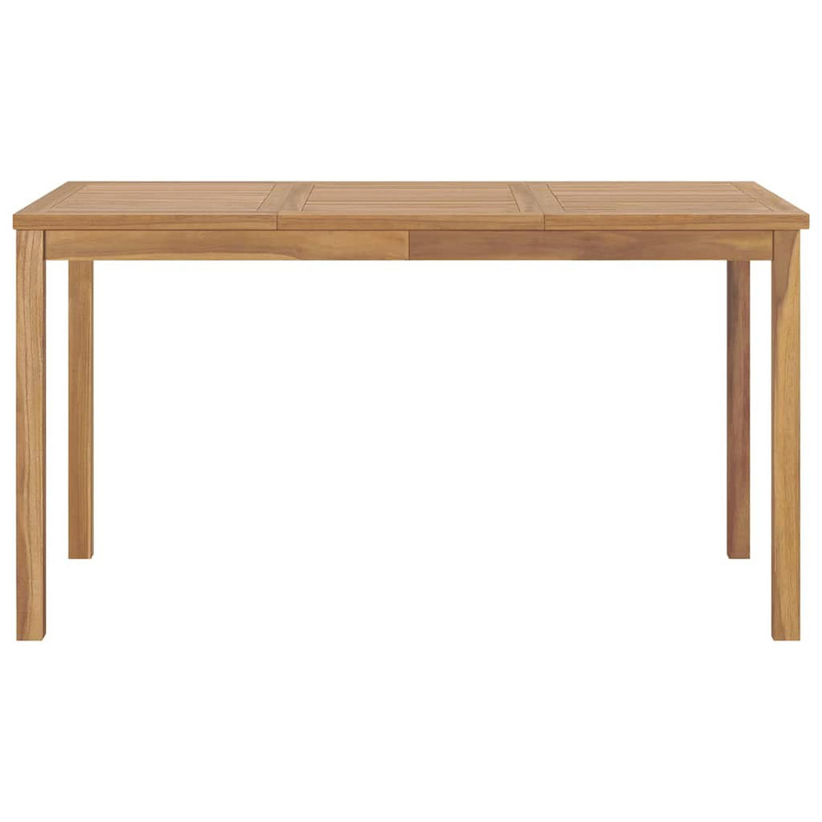 GARTEN-ESS-SET 7-teilig 140/80 Cm Massivholz Teak - Braun, Holz - vidaXL