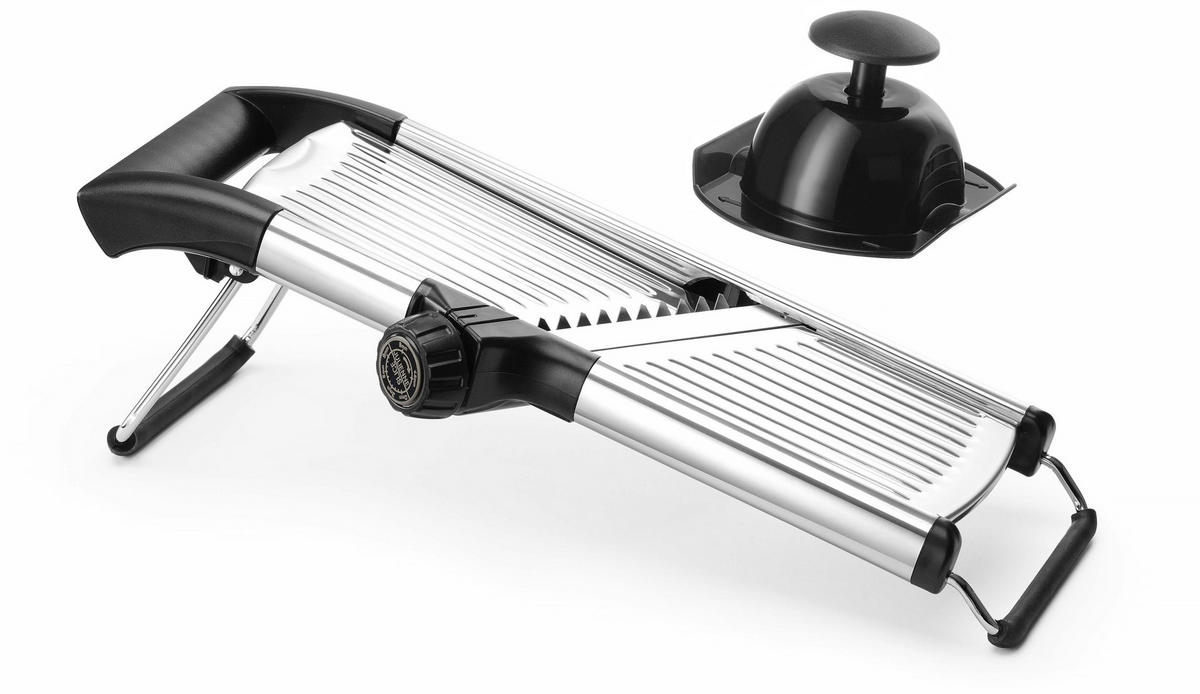MANDOLINE Edelstahl - Silberfarben, Metall (14/42cm) - Hendi