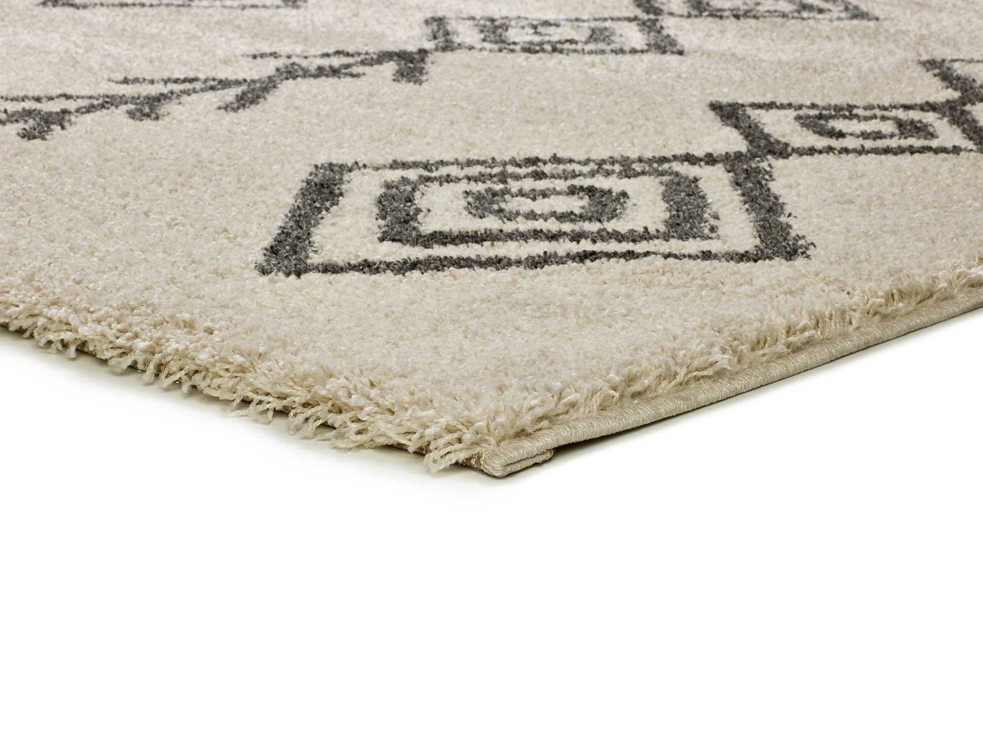 HOCHFLORTEPPICH Weiß Atlas 80/150 cm - Weiß, Naturmaterialien/Textil (80/150cm) - Atticgo