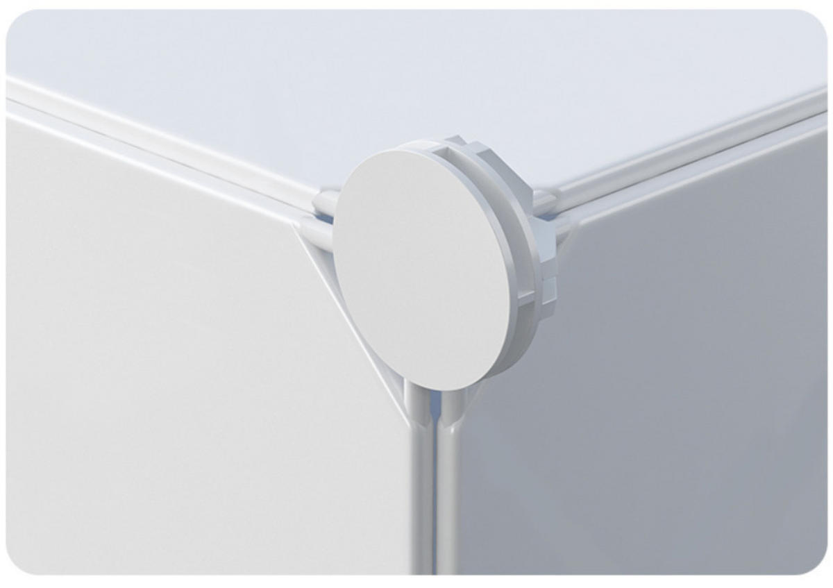 KLEIDERSCHRANK weiß 147/75/47 cm - Weiß, Kunststoff (75/147/147cm) - MUVU