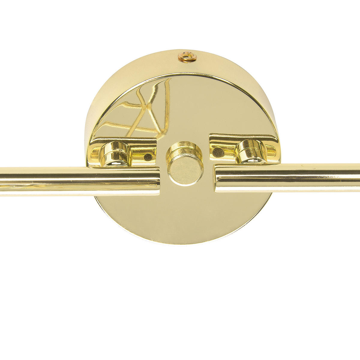 DECKENLEUCHTE Chenab 58x12x17 cm - Goldfarben, Metall (58/17/12cm) - Beliani
