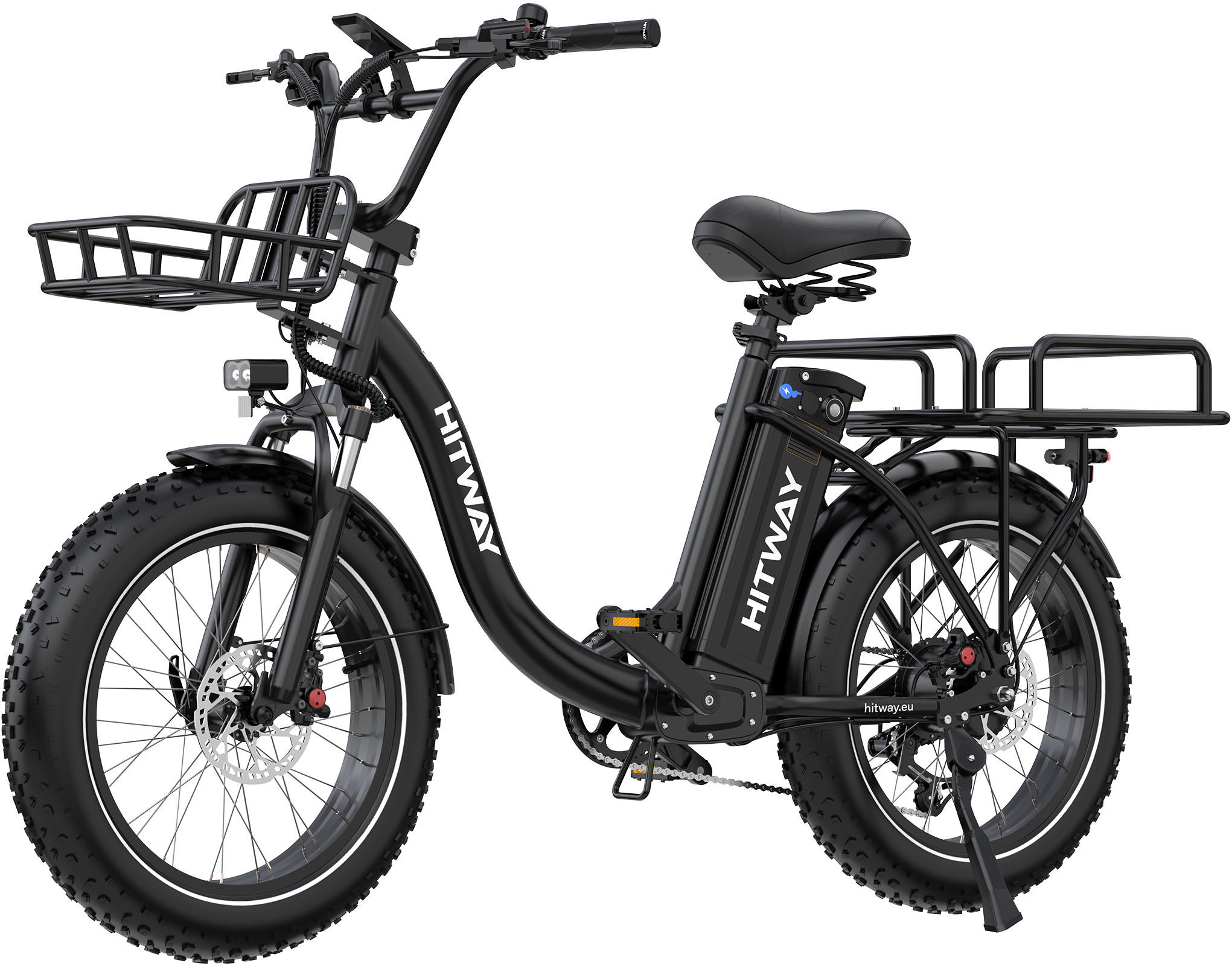 E-BIKE BK6S PLUS-R 1296 Wh Akku Reichweite bis 160 km - Schwarz, Metall (79cm) - HITWAY