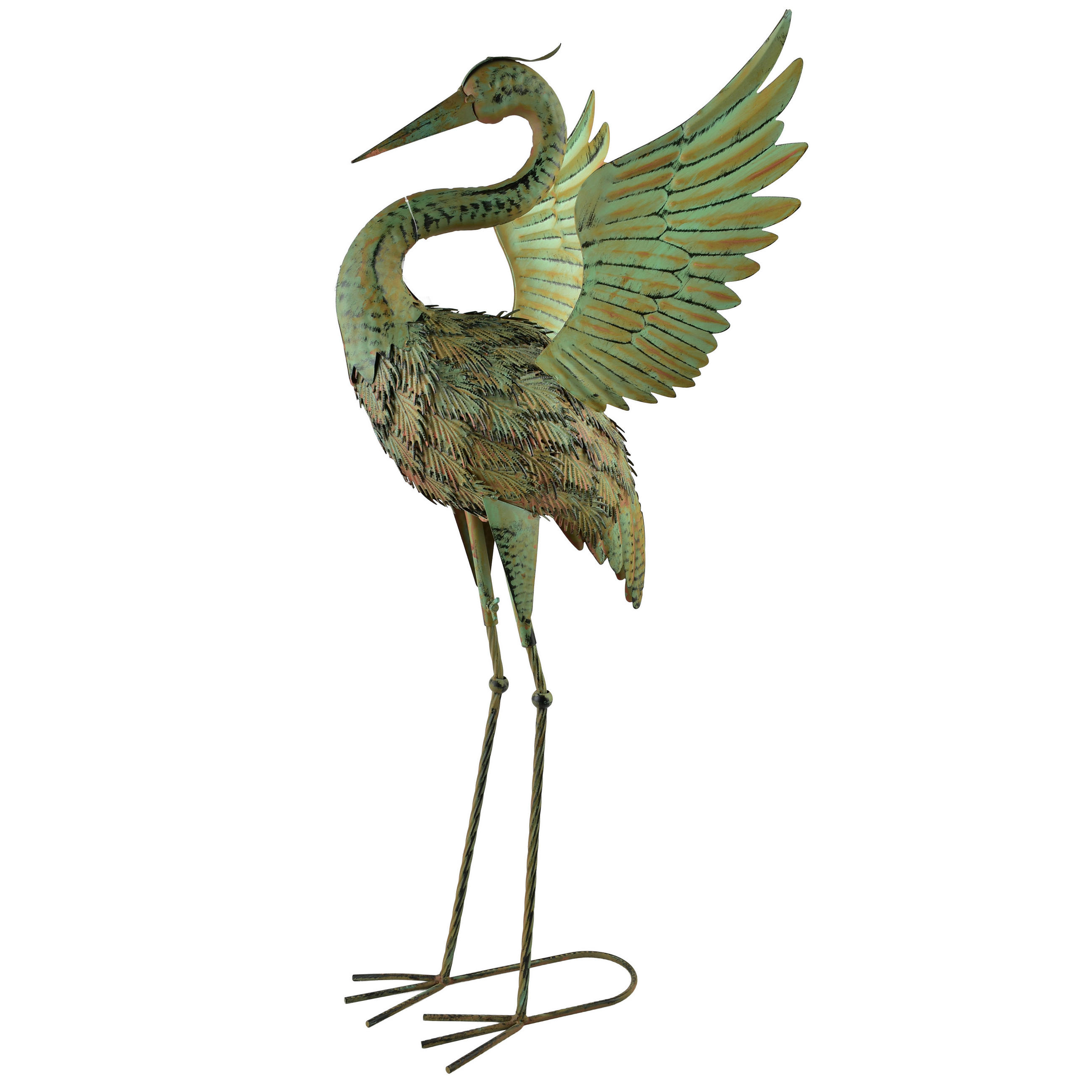 FIGUR Cedric Grün 45/36/85cm Metall - Grün, Metall (30/55/55cm) - Mondex