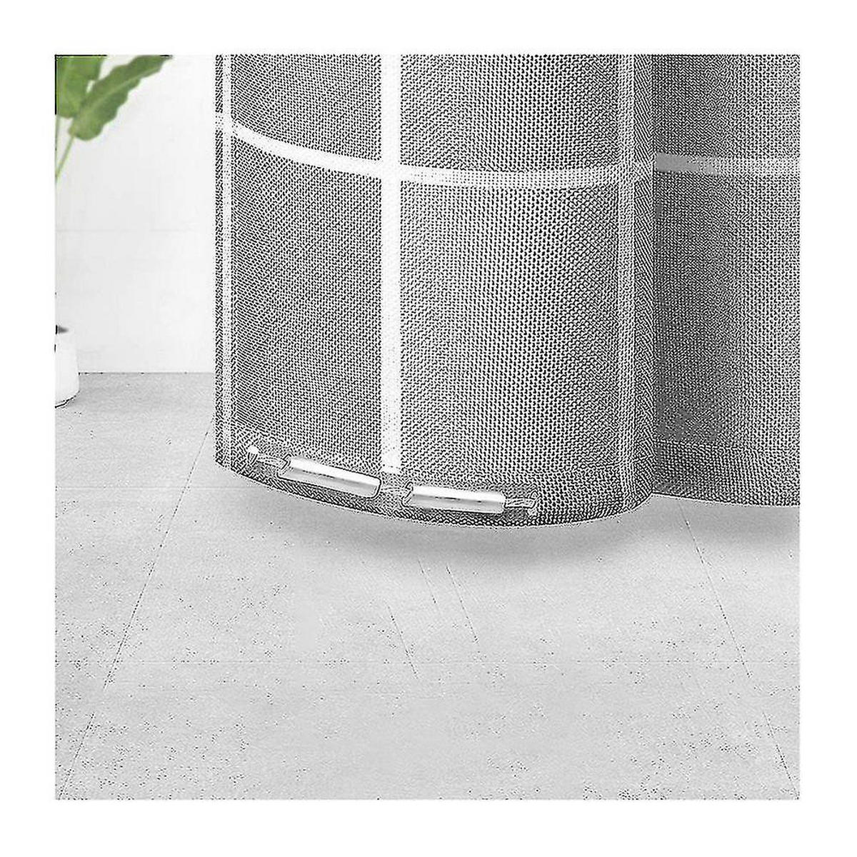 DUSCHVORHANG Polyester schimmelresistent waschbar langlebig fürs Badezimmer - Grau, Kunststoff (180/180cm) - MCBOSON