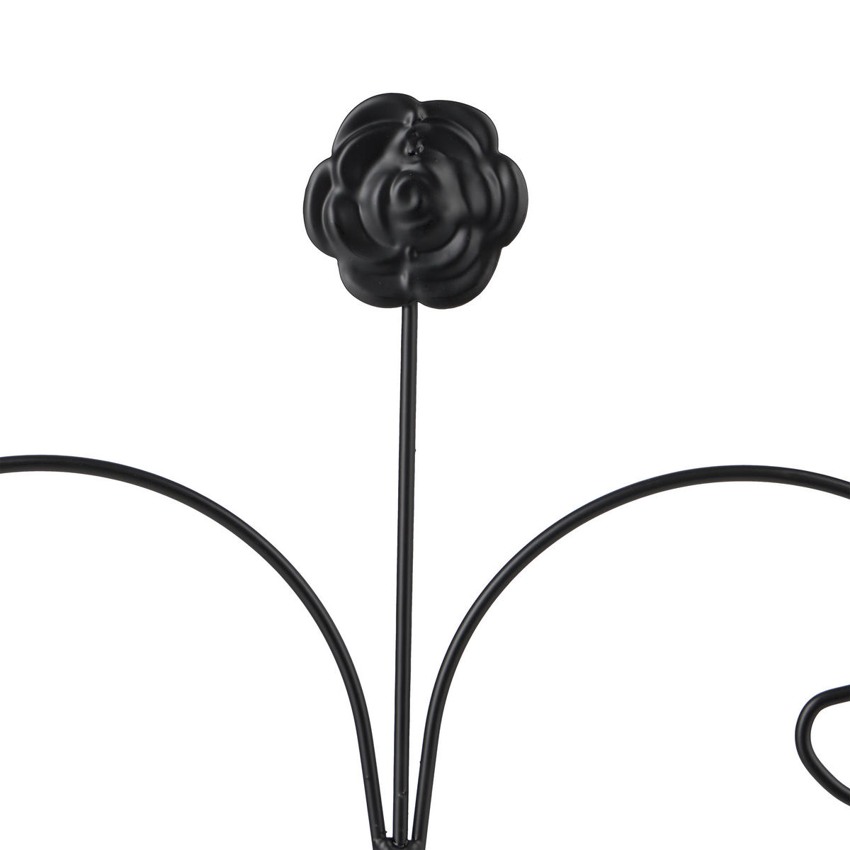 2xRANKGITTER - Schwarz, Metall (50/220/1.5cm) - Relaxdays