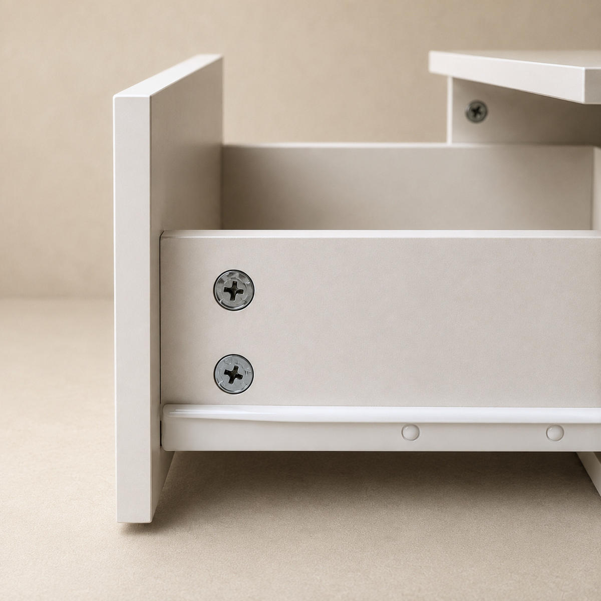 WAND-NACHTTISCH mit Schublade 40/35/16 cm - Weiß, Holzwerkstoff (35/16/40cm) - SCENA LIVING