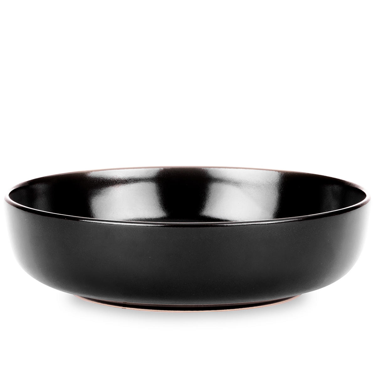 TELLER-SET VICTO 6-tlg Suppenteller, matt schwarz - Schwarz, Keramik (18cm) - KONSIMO®