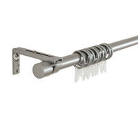 GARDINENSTANGE Ningbo Ø16/19 mm Metall - Alufarben, Metall (210cm) - Gardinenbox