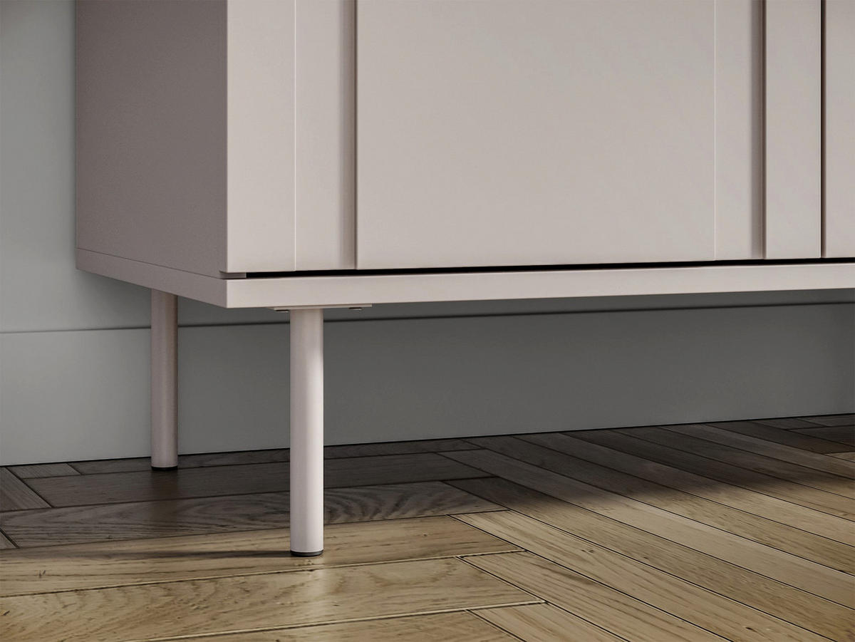REGAL Orvella Taupe 90 cm - Taupe, Holzwerkstoff (90/138/40cm) - Homebook