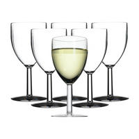 KUNSTSTOFF-WEISSWEINGLÄSER transparent 200 ml 6er Set - Transparent, Kunststoff (0.2L) - Mepal