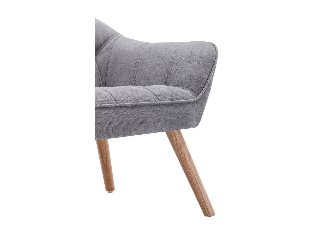 SOFA 2-Sitzer - Stoff - Grau - CASERTA - Grau, Textil (127/77/73cm) - Vente-Unique