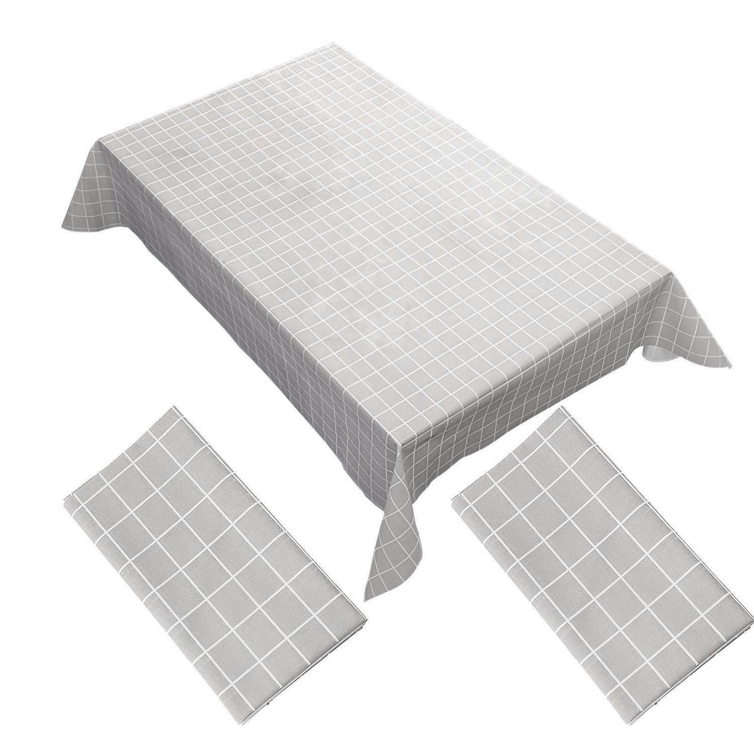 XXXLutz Tischdecke Grau 137x1.5x180 cm