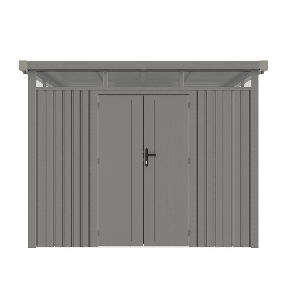 GERÄTEHAUS Luzern Pro Taupe - Taupe, Metall (294/222/294cm) - Juskys