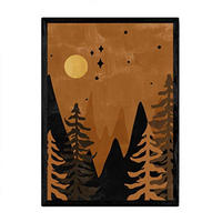 POSTER Natur Landschaften A4 Rahmenlos - Klar, Papier (29.7/5/21cm) - Nacnic