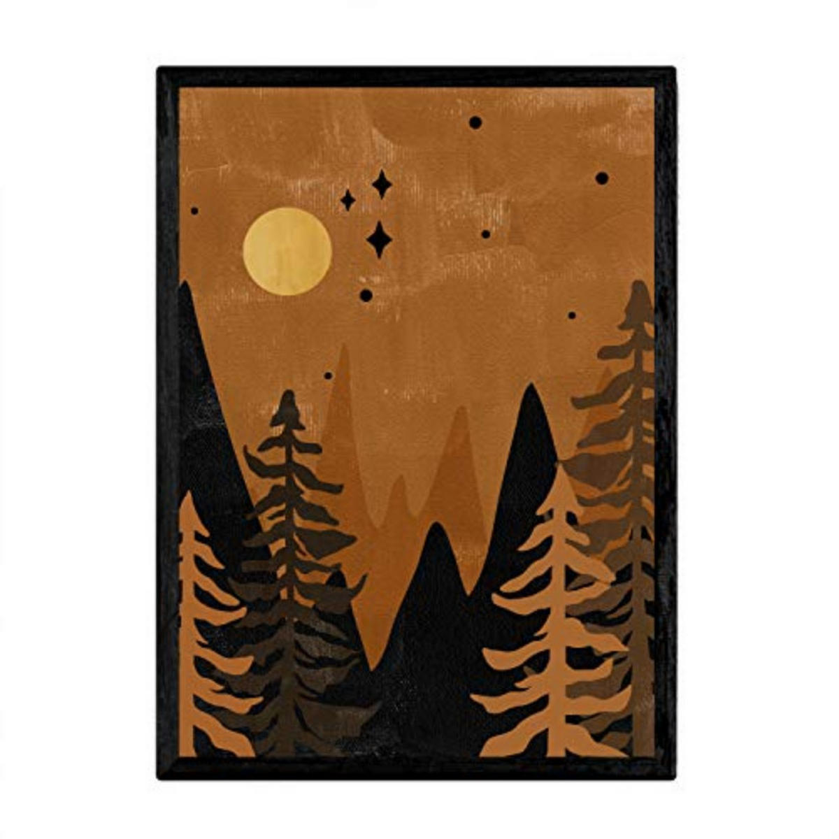 POSTER Natur Landschaften A4 Rahmenlos - Klar, Papier (29.7/5/21cm) - Nacnic