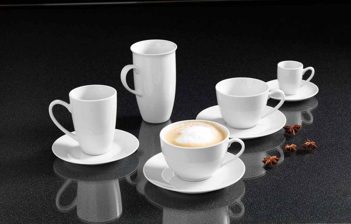ESPRESSOTASSEN Bianco weiß 80 ml 6er Set - Weiß, Keramik (0.08L) - Ritzenhoff Breker