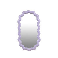 OVALSPIEGEL 20x35cm - VIENA - Lila - Flieder, Glas (20/35/2cm) - Drawer