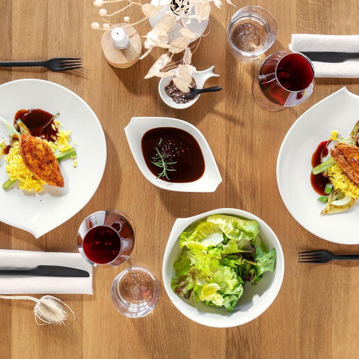 SAUCIERE/SUPPENTASSE Flow weiß 360 ml - Weiß, Keramik (1cm) - Villeroy & Boch