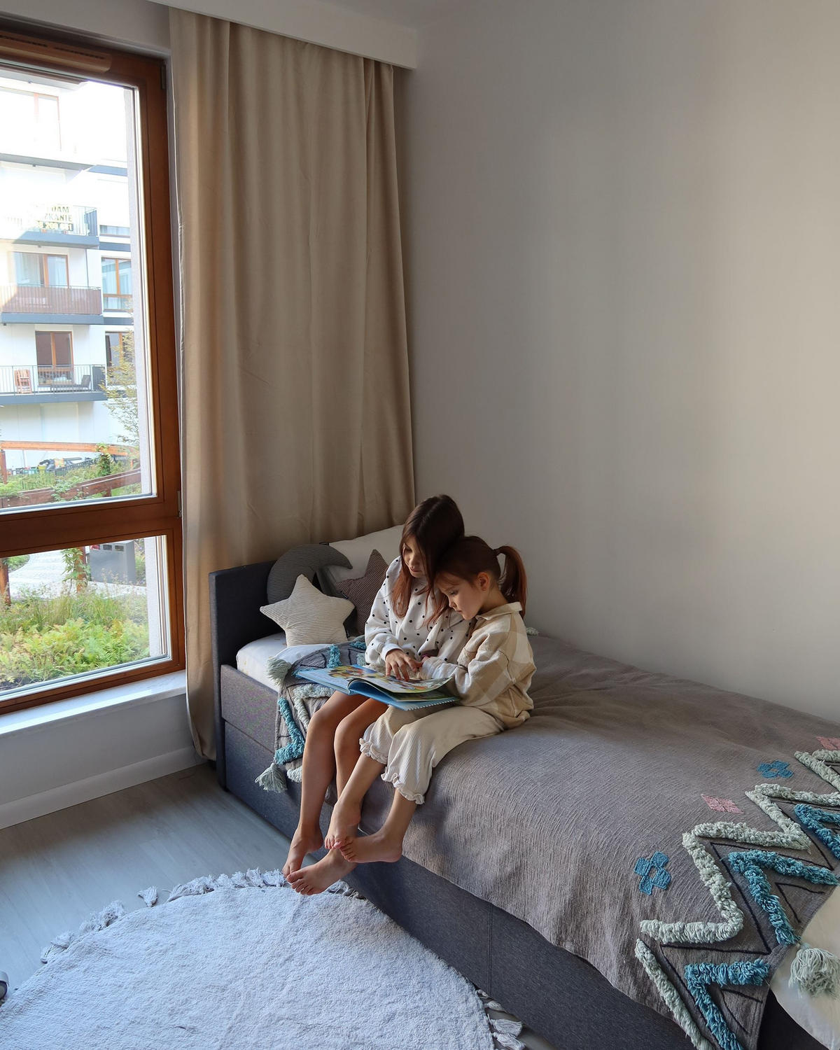 TAGESBETT 90/200 cm Dunkelgrau Marmande - Dunkelgrau, Textil (90/200cm) - Beliani